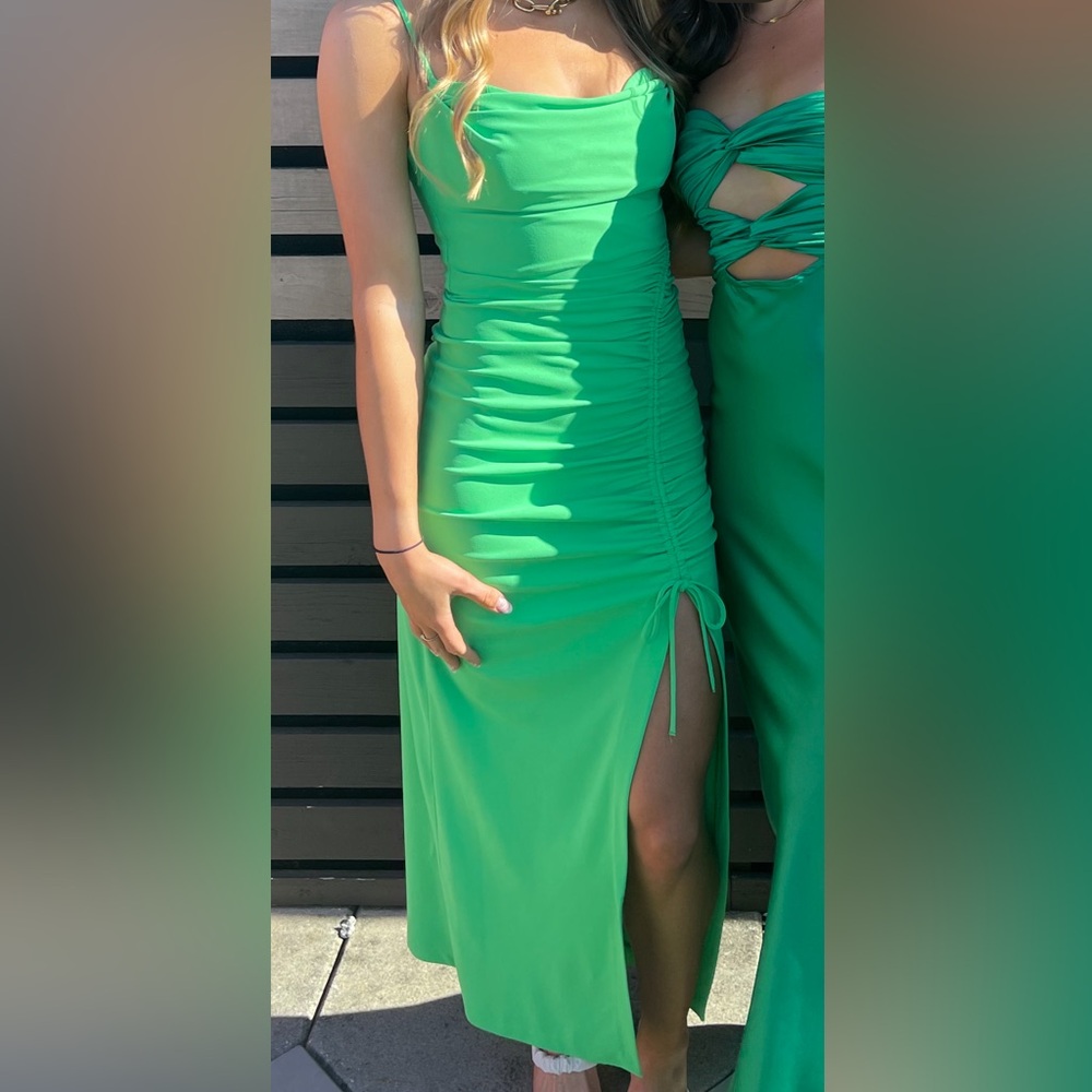 Zara Vibrant Green Dress